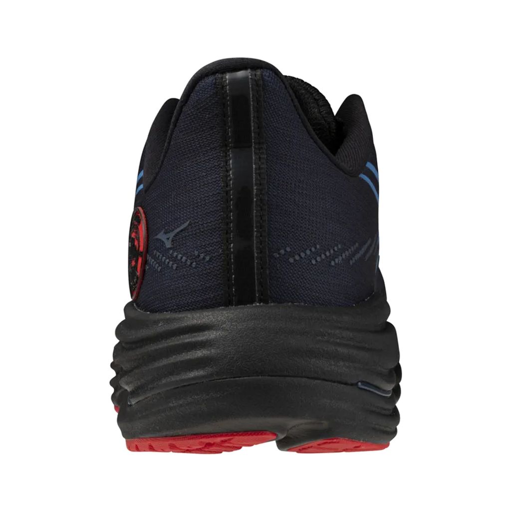Mizuno Wave Rider 29 Amsterdam - Black:All Aboard:High Risk Red 6