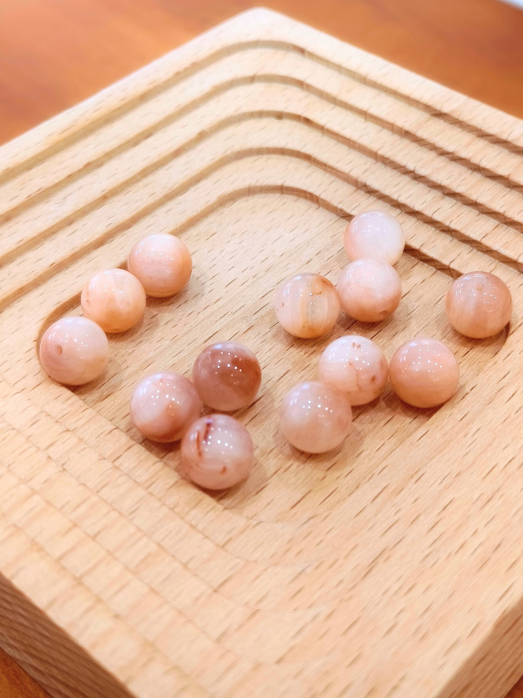 粉橘貓眼兔毛