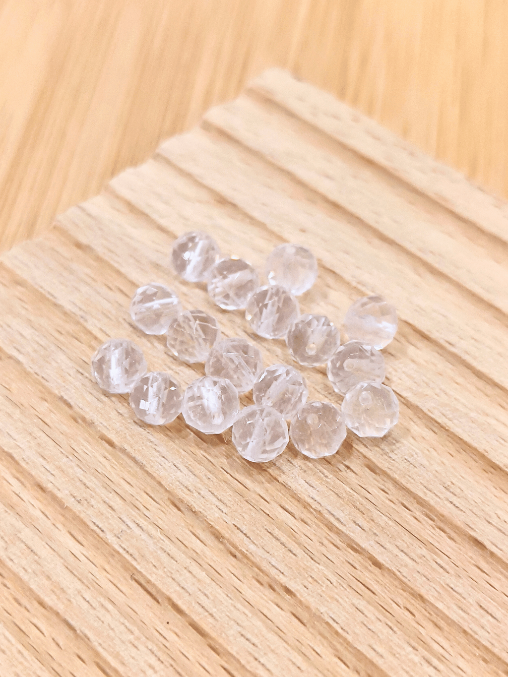 粉水晶鑽切