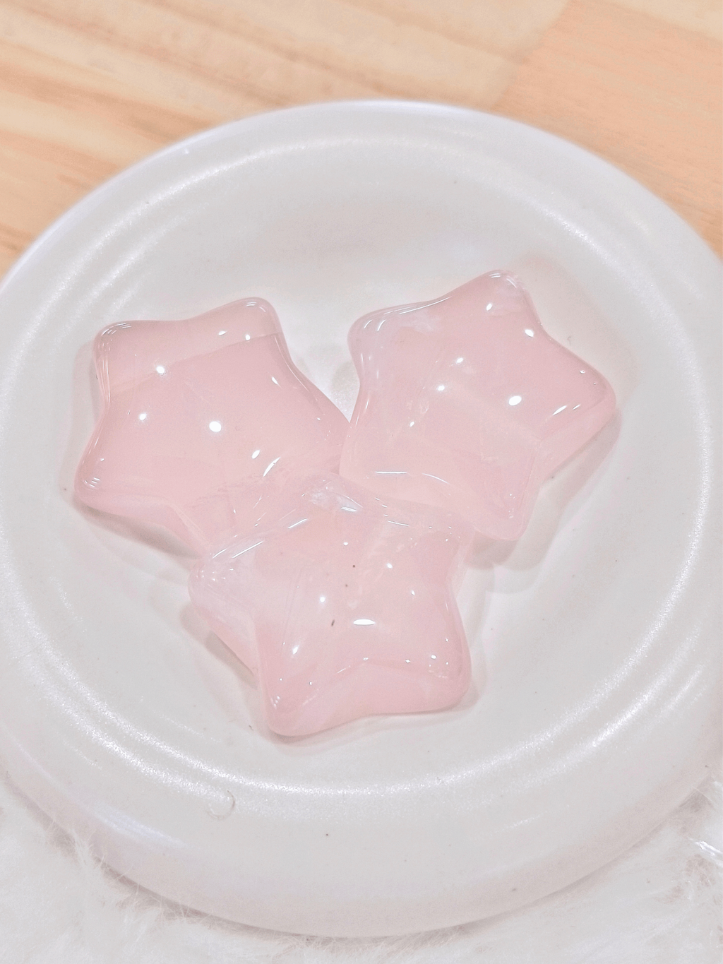 粉水晶星星