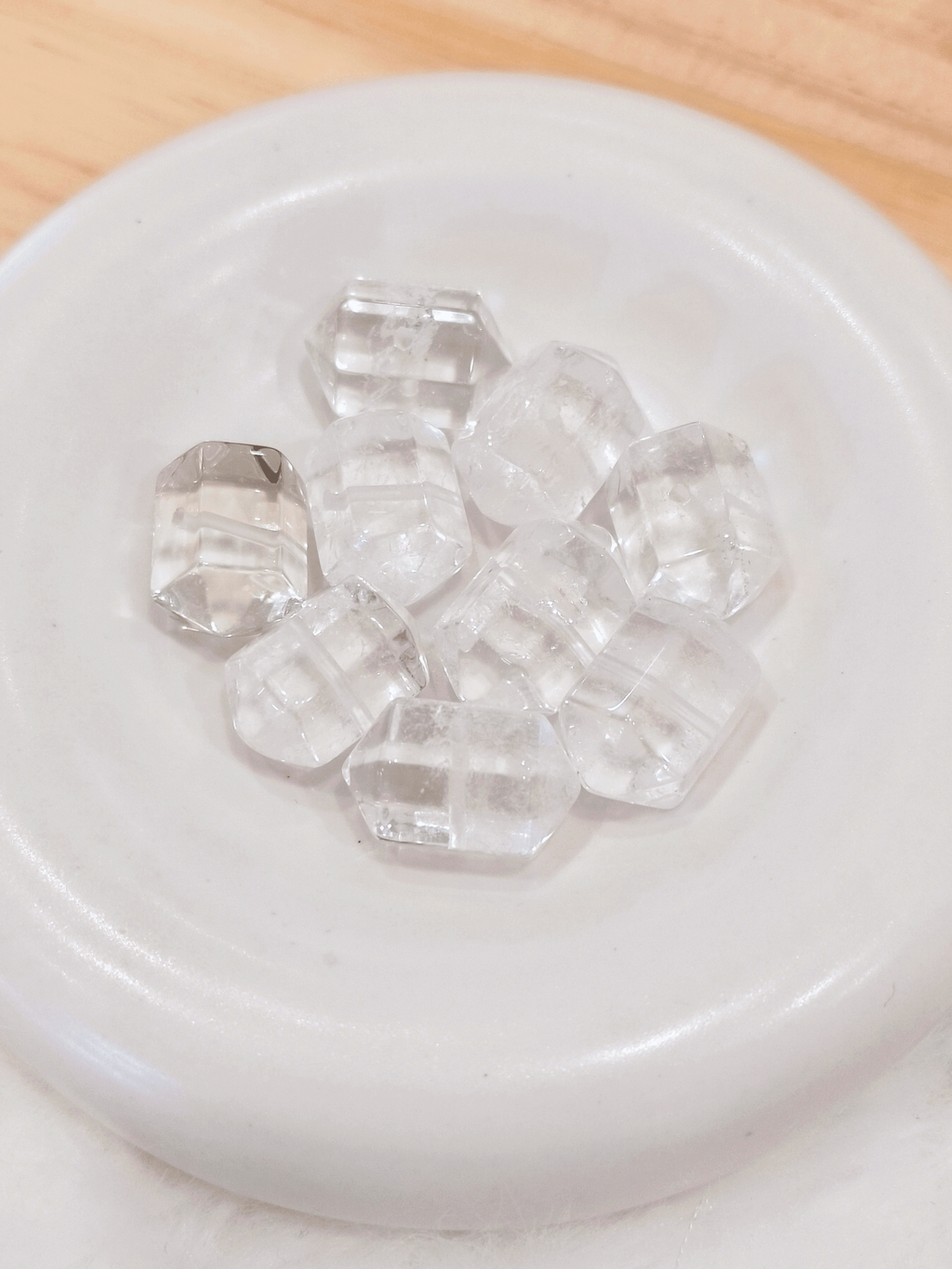 白水晶雙尖
