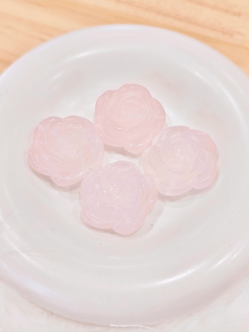 粉水晶花朵