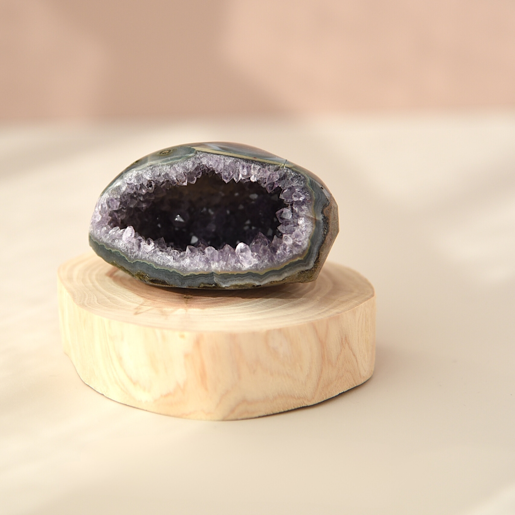 紫水晶錢袋子- 財運滾滾吸金袋子– Momo Starry 暮之晶