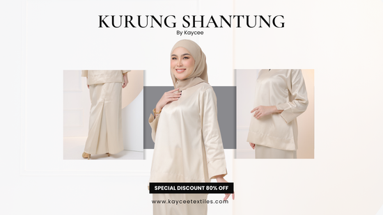 Kurung Shantung | Kaycee Store