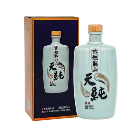古越龙山 天純 本色黃酒 瓷瓶 15度 GuYueLongShan Original Yellow Wine 15% 500ml