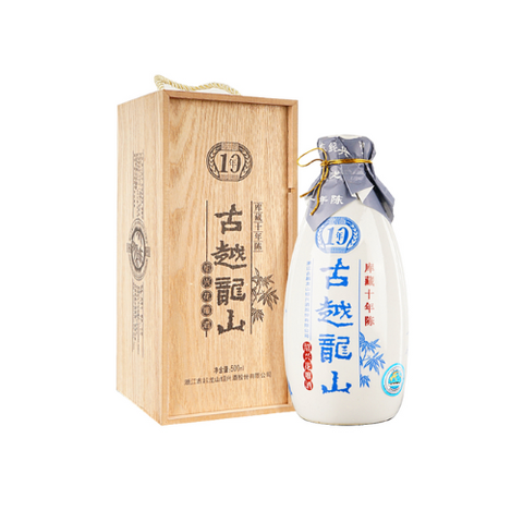 古越龙山10年陈绍兴花雕酒黄酒15度GuYueLongShan 10 Years 古越龙山10年陈绍兴花雕酒黄酒15度GuYueLongShan 10 Years