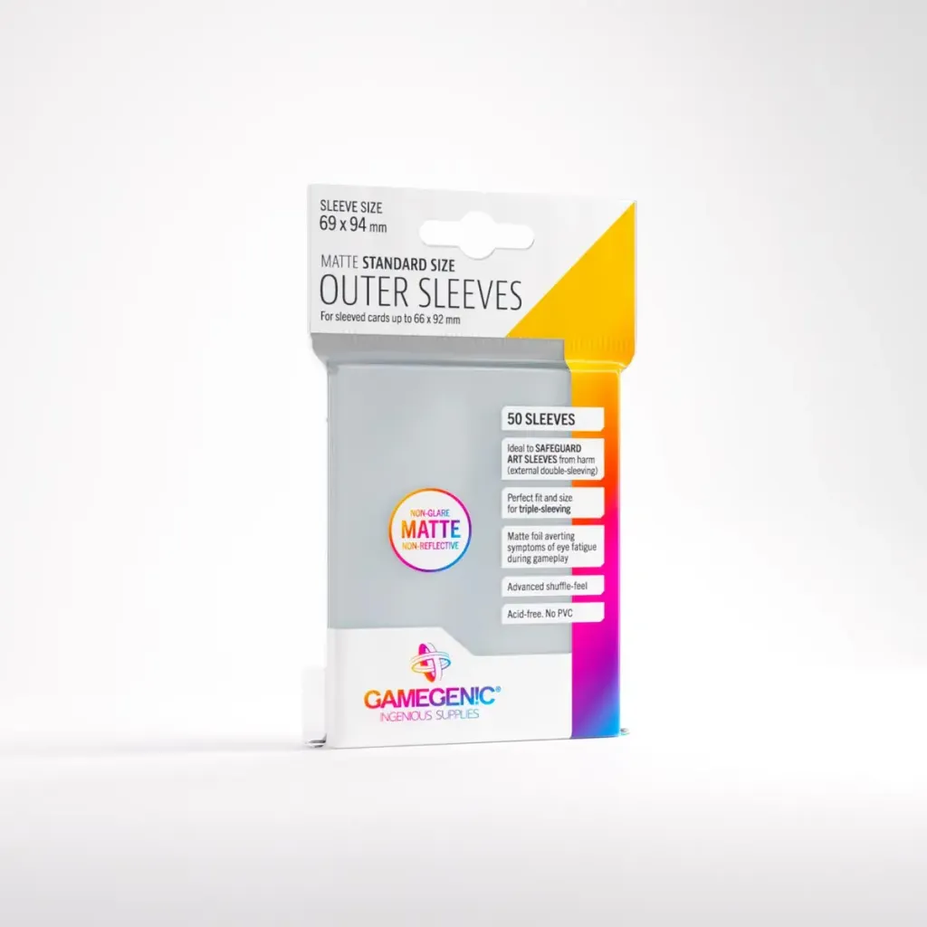 Gamegenic Sleeve Standard Size 50pcs Matte Outer Sleeves