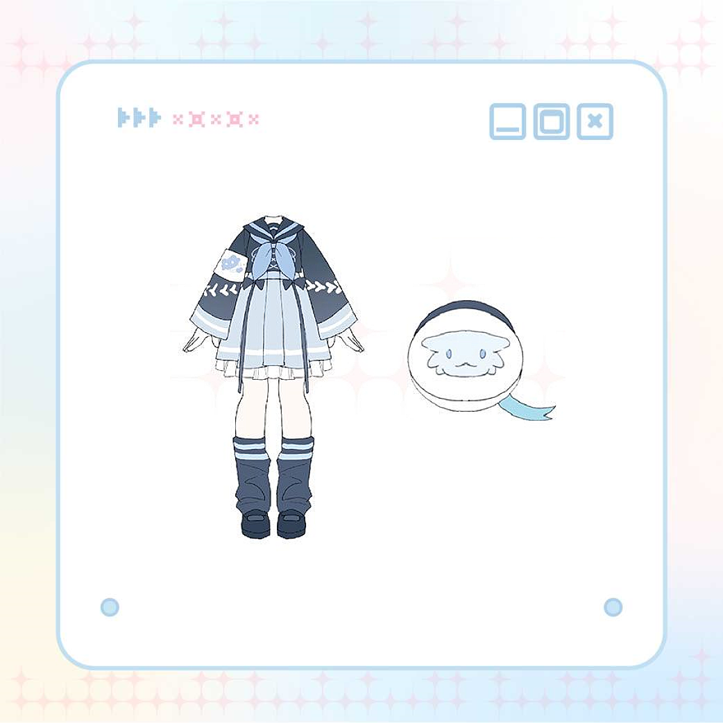 【加購】娃衣（藍海夏日）