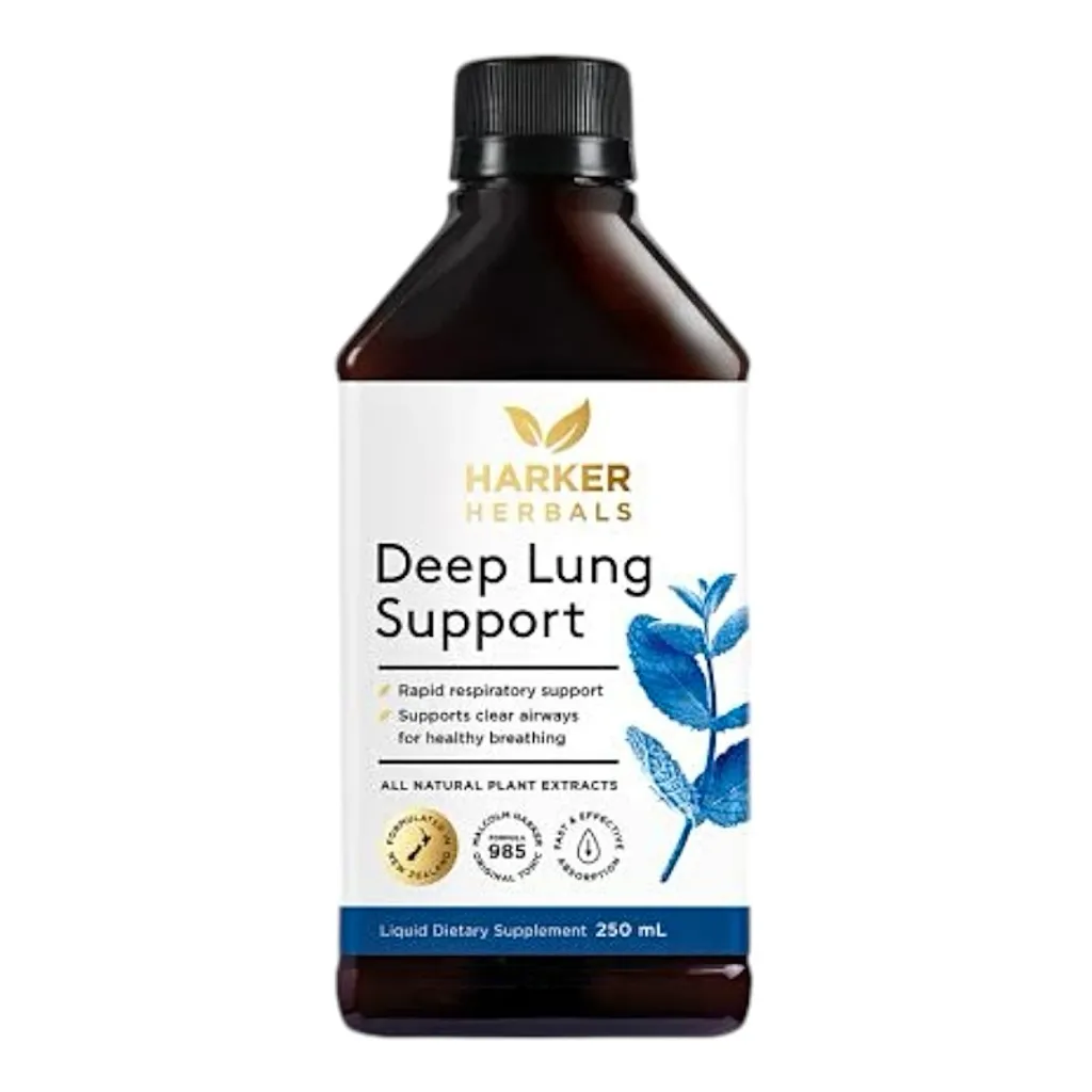 Harker Herbals Deep Lung Support 紐西蘭天然草本深度清肺液 250ml