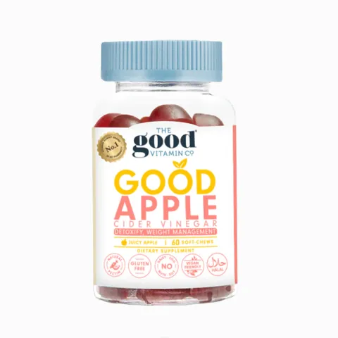 The Good Vitamin Co. 成人生物素軟糖，60 粒，天然草莓口味，維持健康頭髮、強健指甲與光滑肌膚，適合素食者與日常美容保養