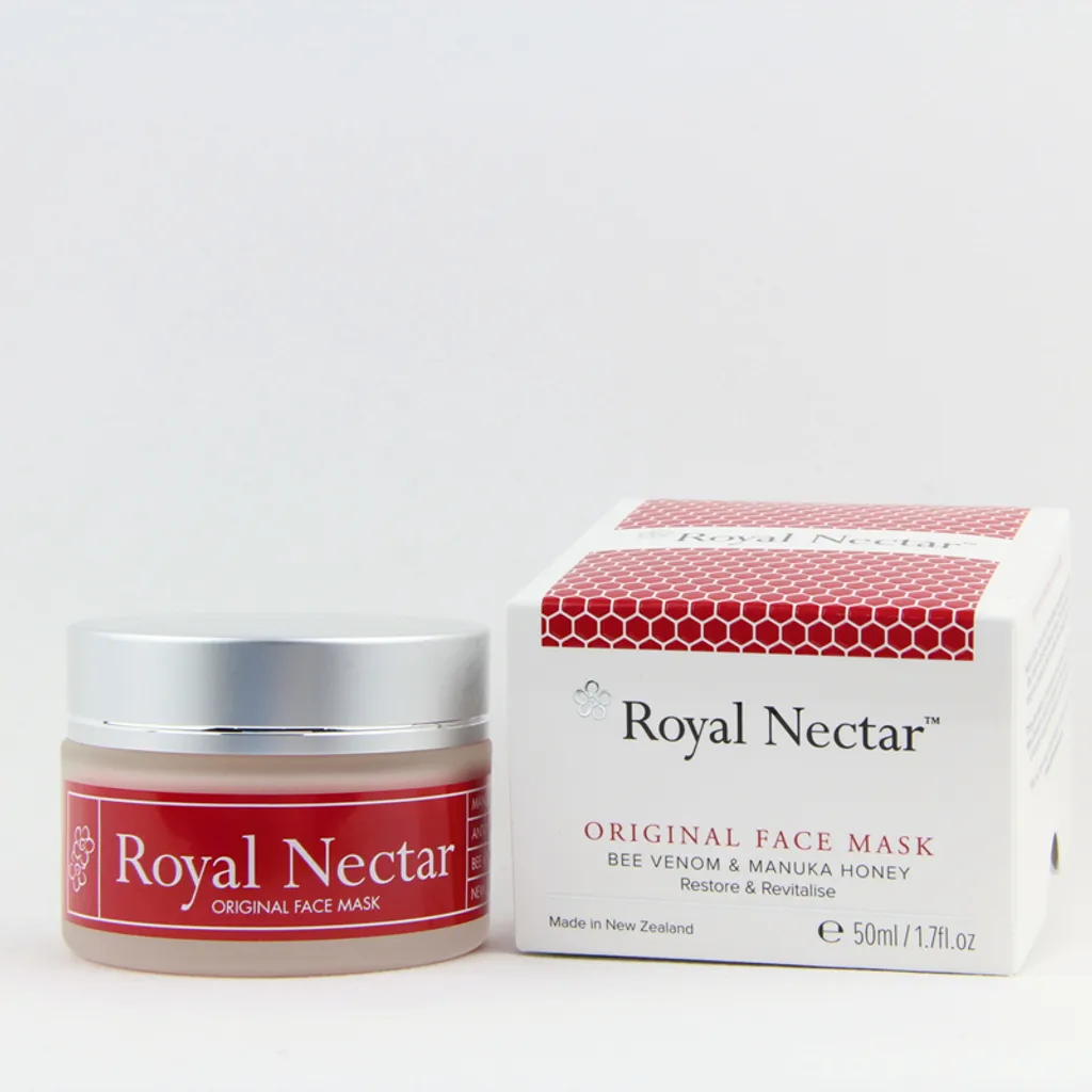 Royal Nectar 蜂毒面膜 50ml，緊緻肌膚，富含麥盧卡蜂蜜與蜂毒，修復細紋、深層滋養。