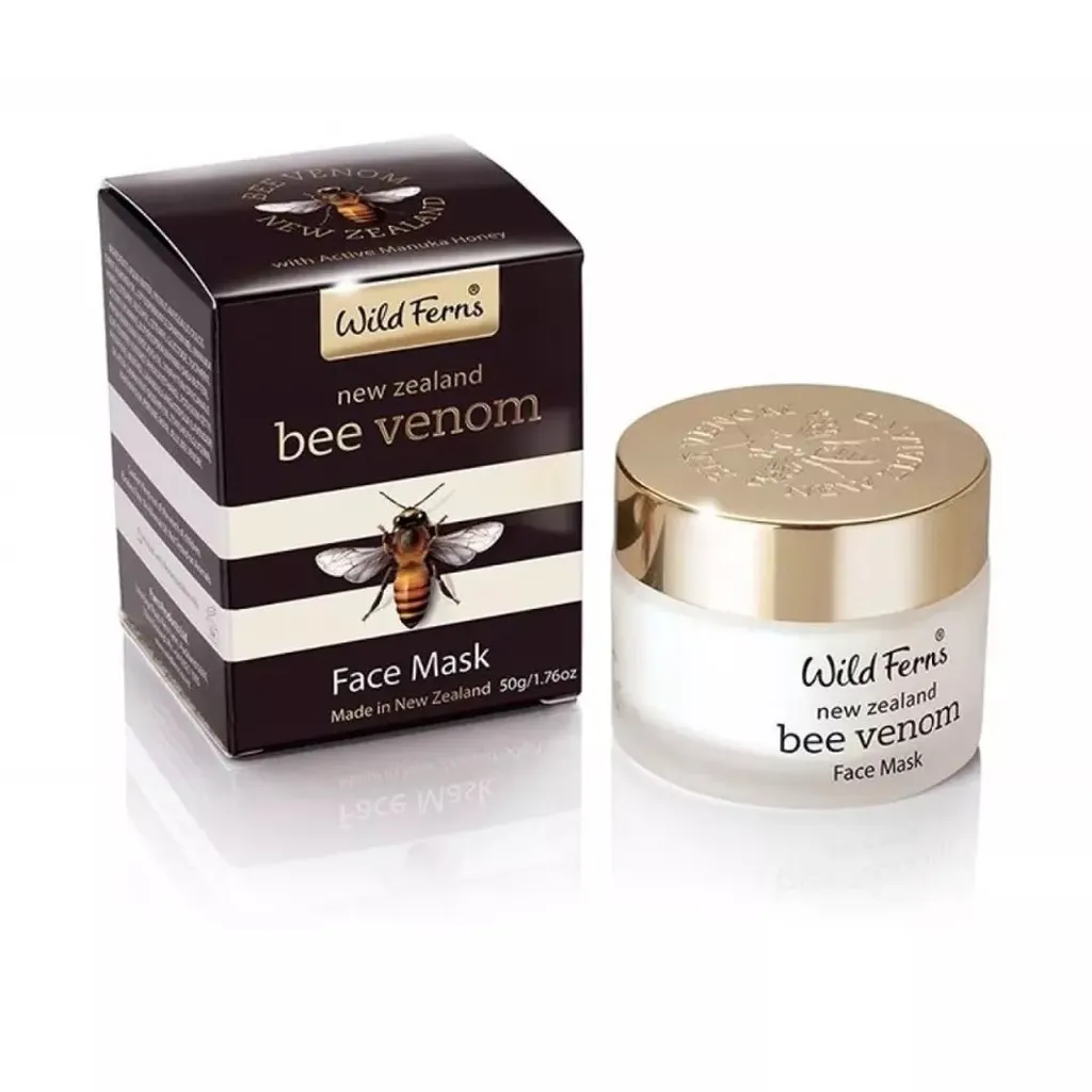 Wild Ferns Venom Face Mask 紐西蘭帕氏蜂毒面膜，緊緻肌膚、促進膠原蛋白生成，含綠茶與蜂王乳，打造年輕光滑肌膚