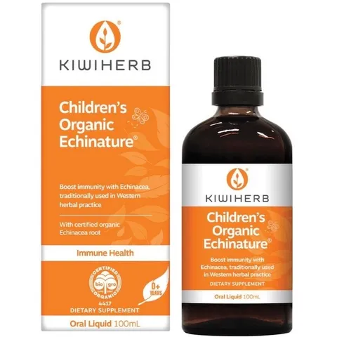 Kiwiherb Children's Echinature 兒童紫錐菊止咳糖漿，紐西蘭有機紫錐菊配方，支持嬰幼兒免疫健康
