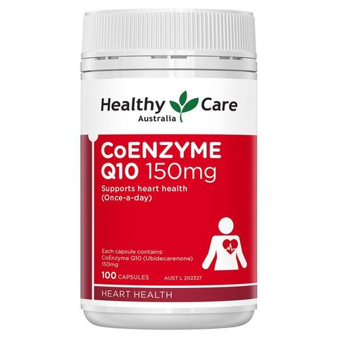 Healthy Care 澳洲輔酶Q10軟膠囊 150mg，支持心血管健康，維持能量水平，促進健康血脂