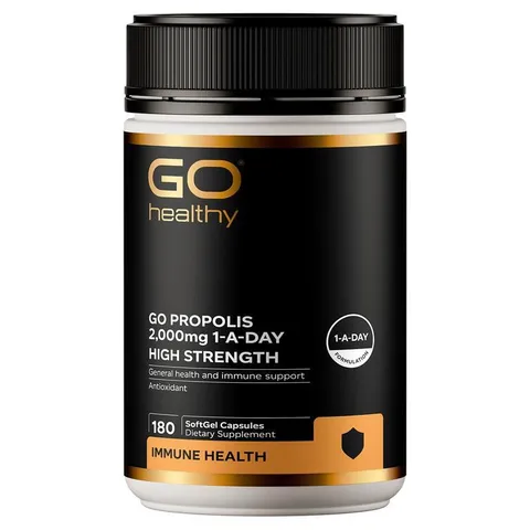 Go Healthy Propolis 紐西蘭高之源 蜂膠膠囊 2000mg 高濃度天然蜂膠，支持免疫健康與抗氧化