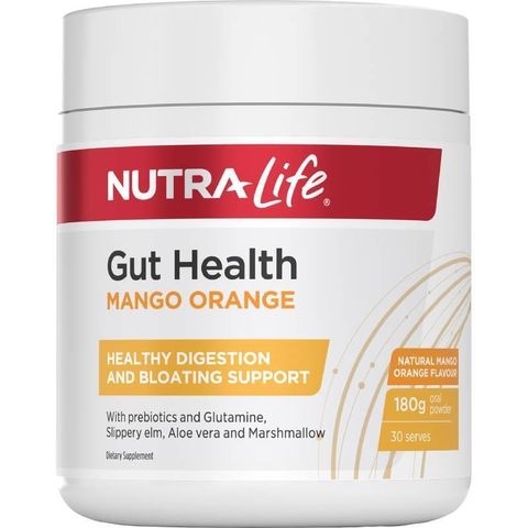 NutraLife Gut Health Mango Orange 紐西蘭紐樂 養胃粉 180g 芒果橘子風味