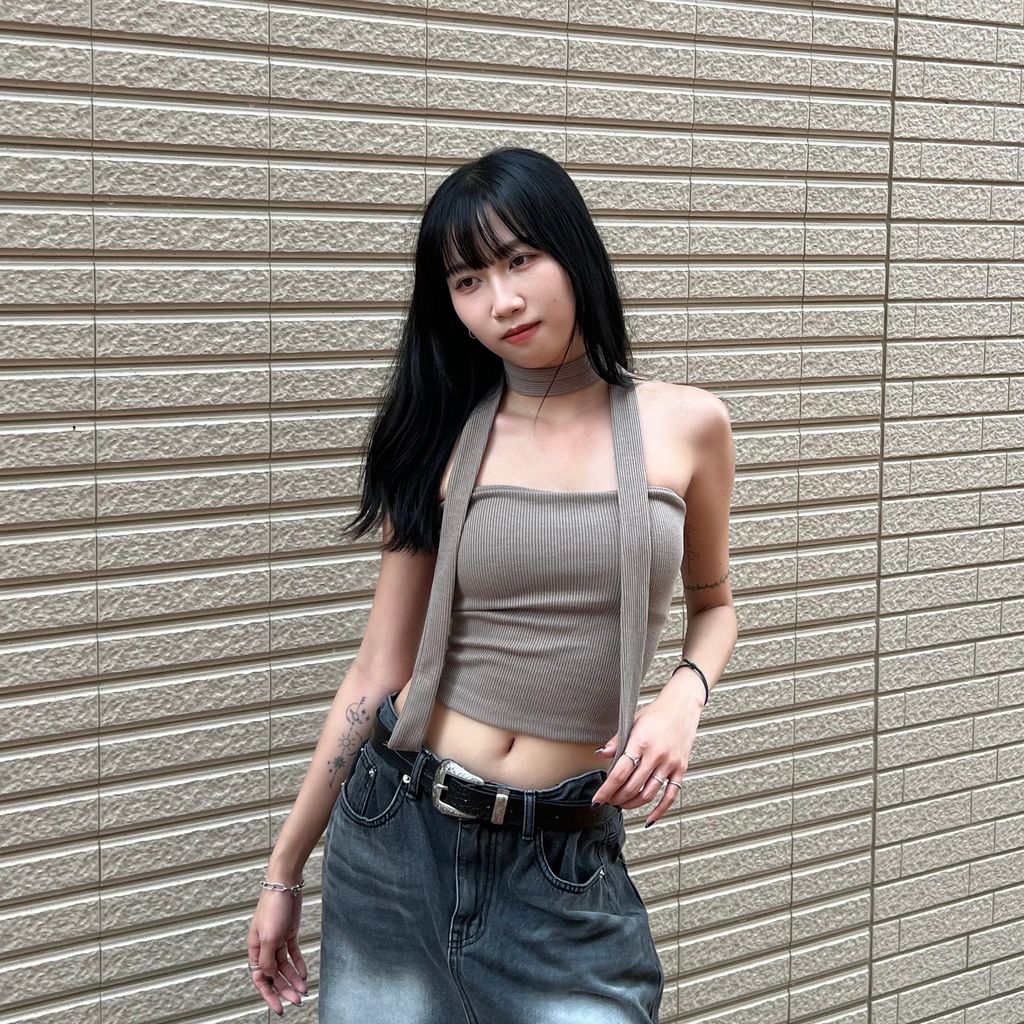 韓系繞脖平口bratop