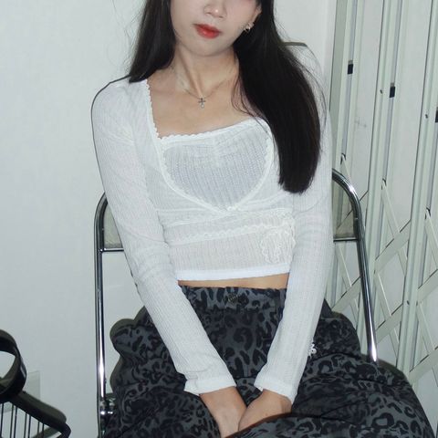 芭蕾綁帶兩件式上衣