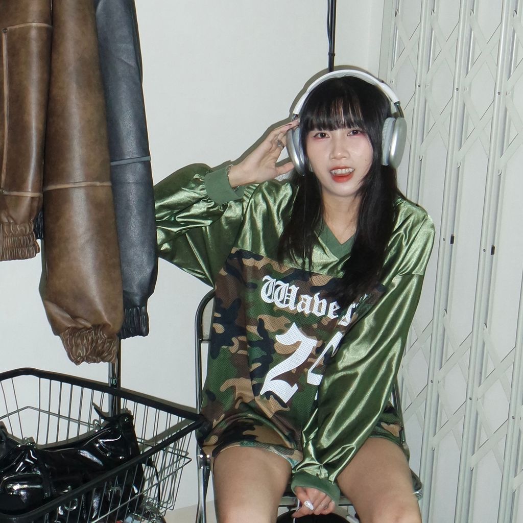 babe girl迷彩球衣