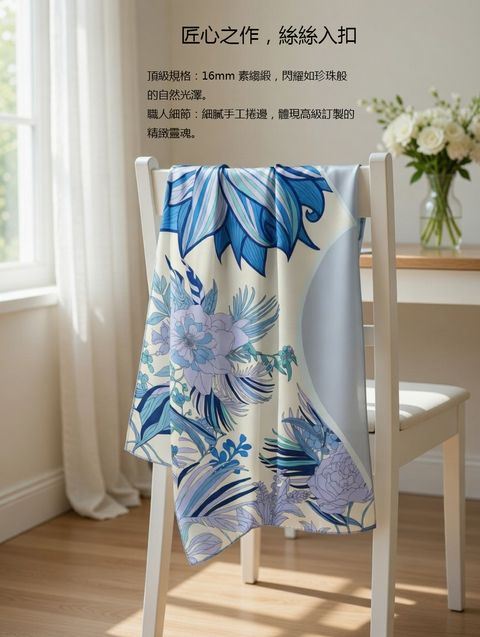 浪漫花島絲巾文字1