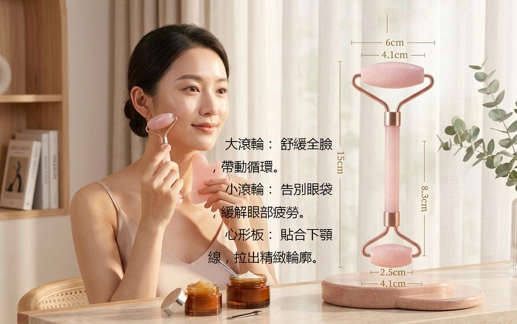 臉部按摩美容神器二合一1