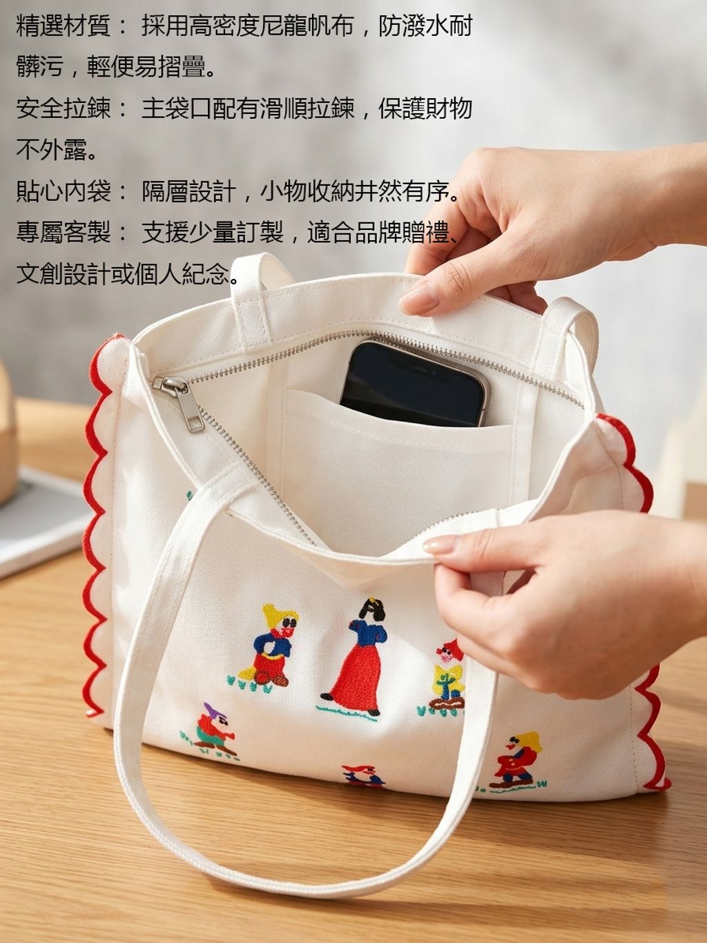 尼龍帆布袋文字