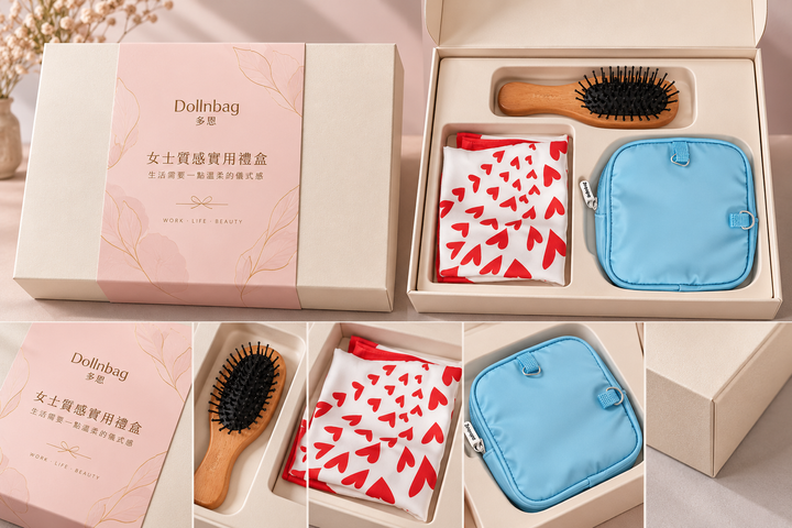 多恩女士質感實用禮盒展示 collage