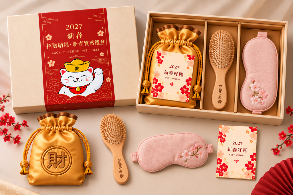 2027新春紅金質感禮盒擺拍