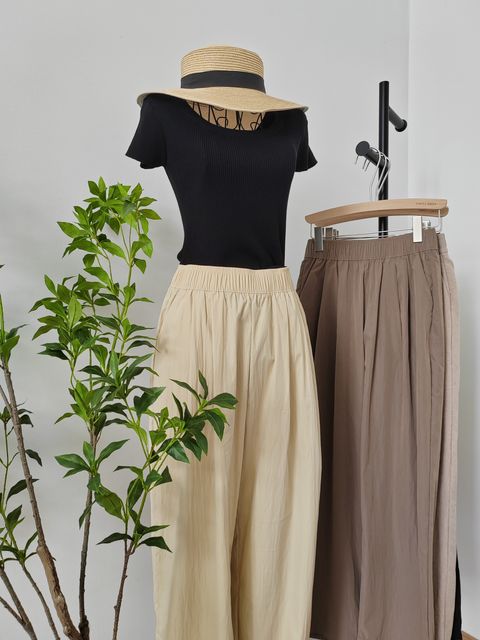 Relaxed Straight Pants 冰丝宽松直筒裤