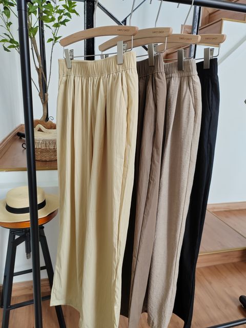 Relaxed Straight Pants 冰丝宽松直筒裤