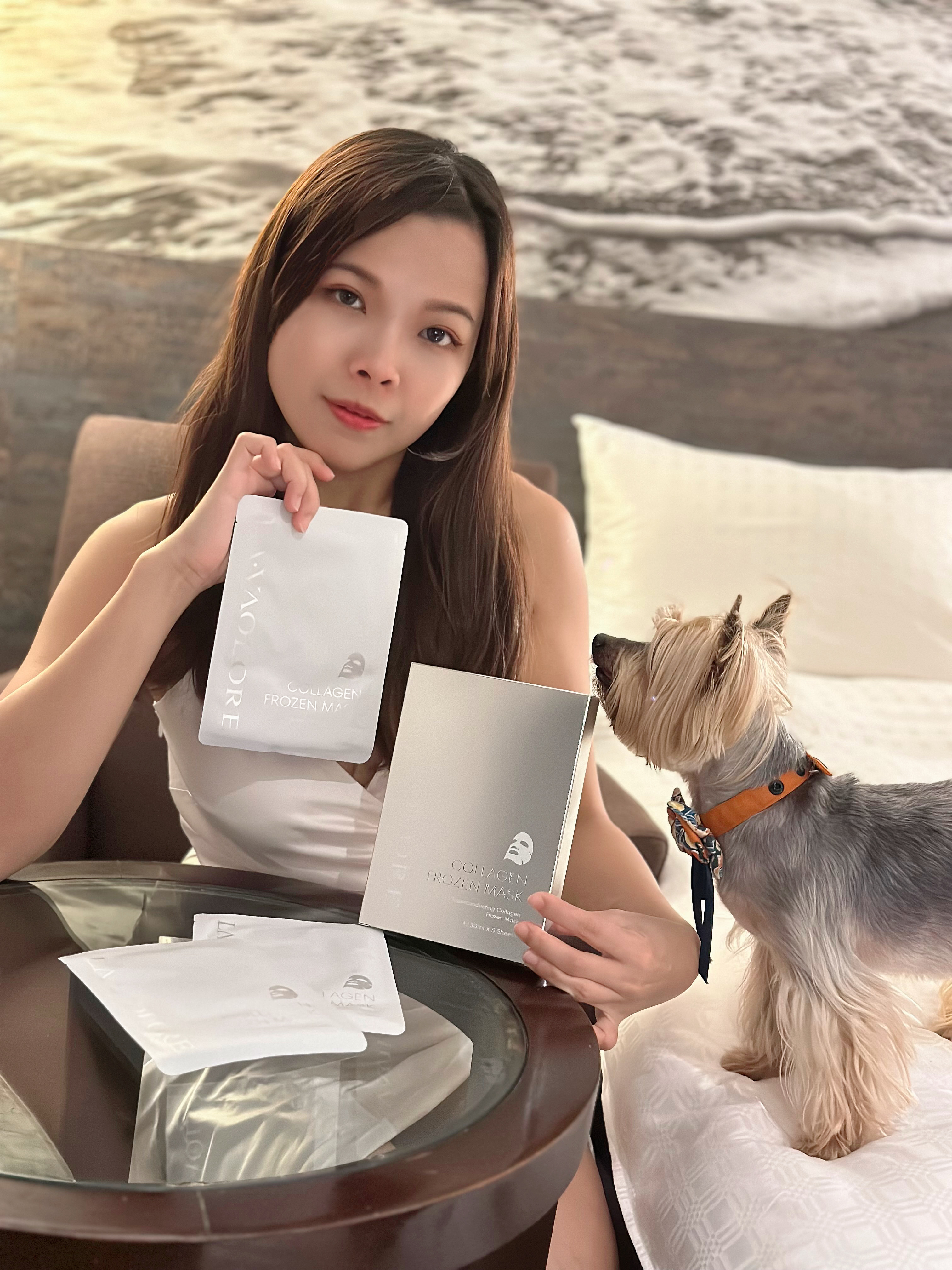 我都覺得傳統的紙質面膜容易乾、保濕度有限， 所以當我發現膠原蛋白凍膜的時候， 真的超好奇！直接開啟面膜新世界
