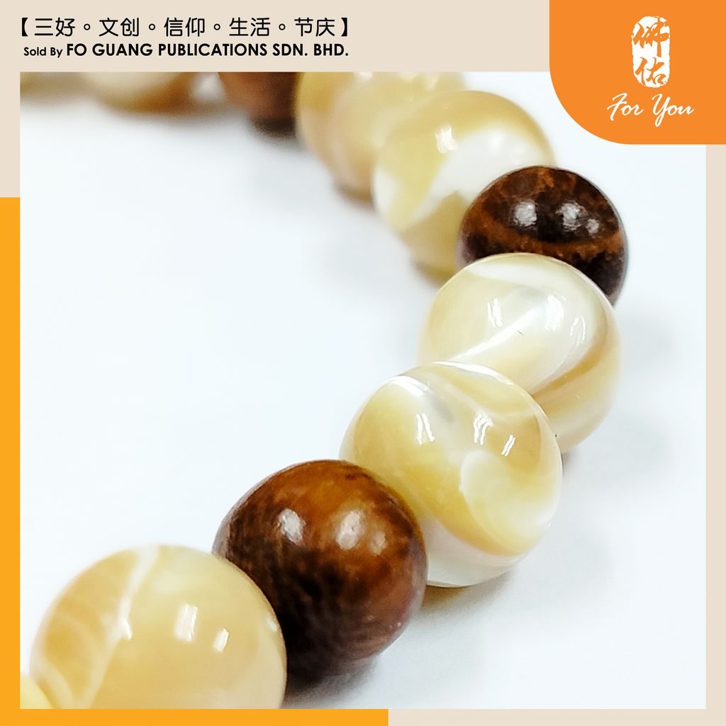 天然螺纹手珠串（9mm） 3