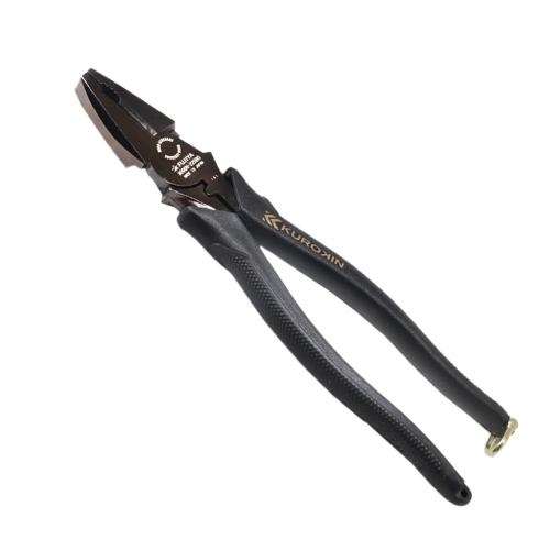 附發票】FUJIYA 日本富士箭偏芯鋼絲鉗(KUROKIN 黑金系列) 3000N