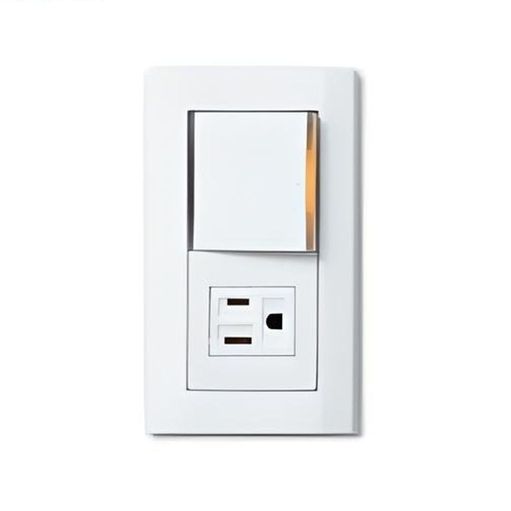 【附發票】國際牌 星光系列 一開一接地附蓋板 220V WTDFP43080,水電材料,五金工具
