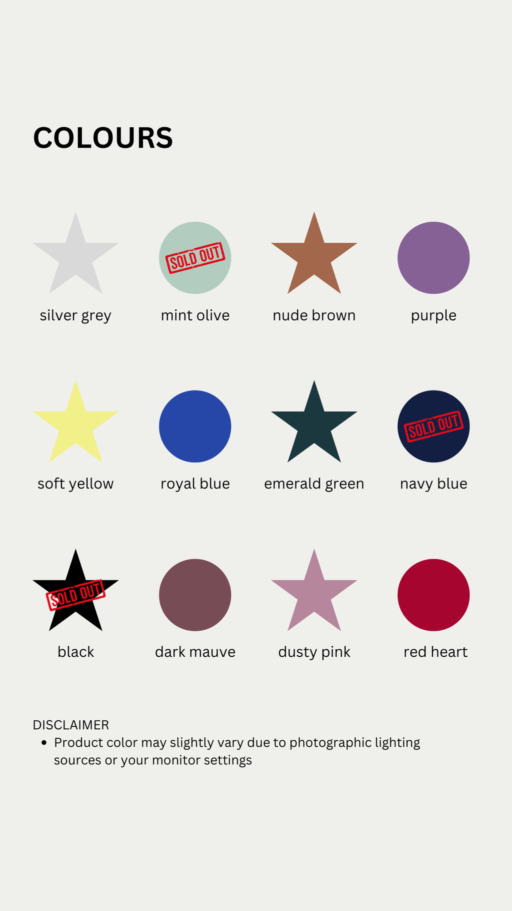 2024 Colours