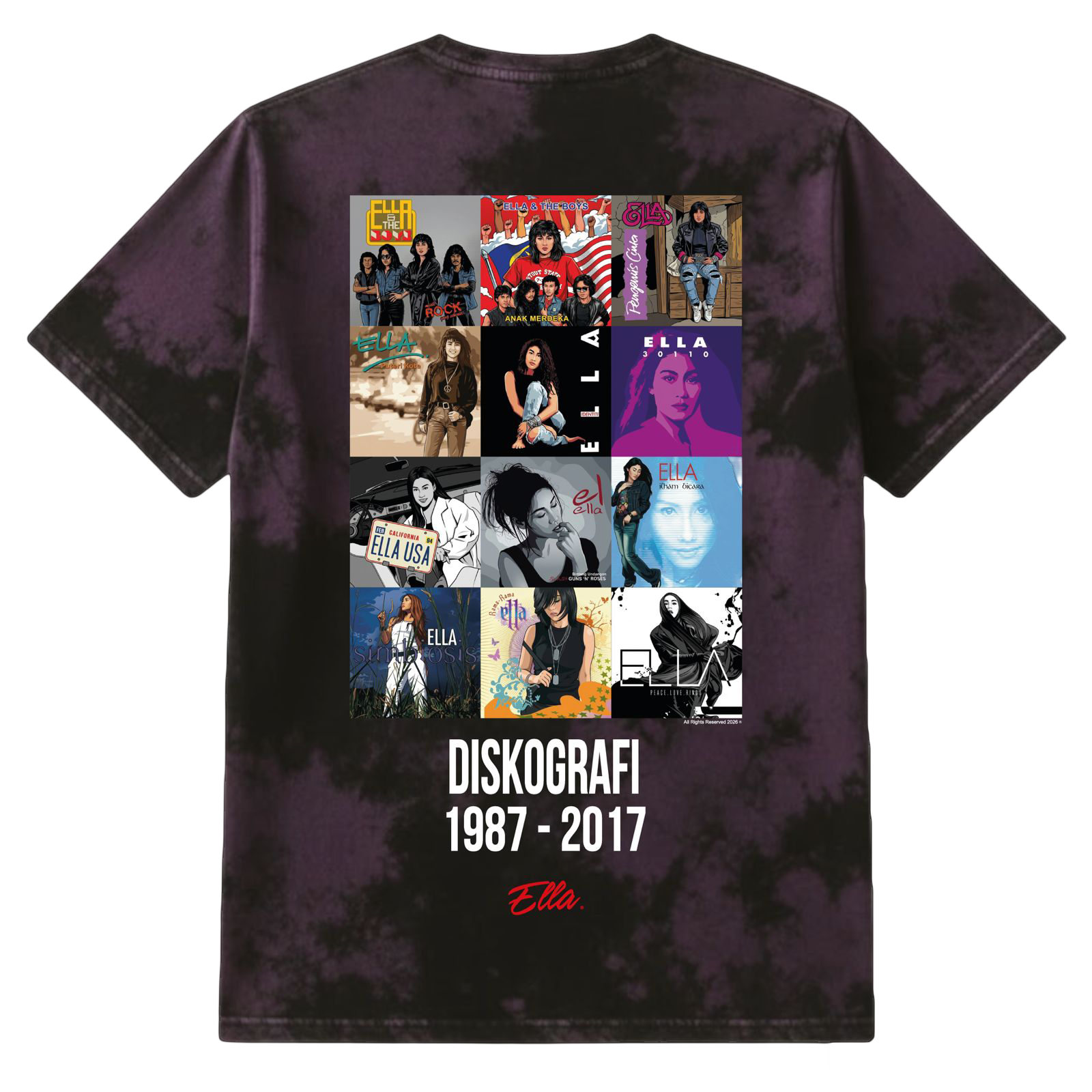 ELLA DISKOGRAFI (TSHIRT) - (short-back) DESIGN_2