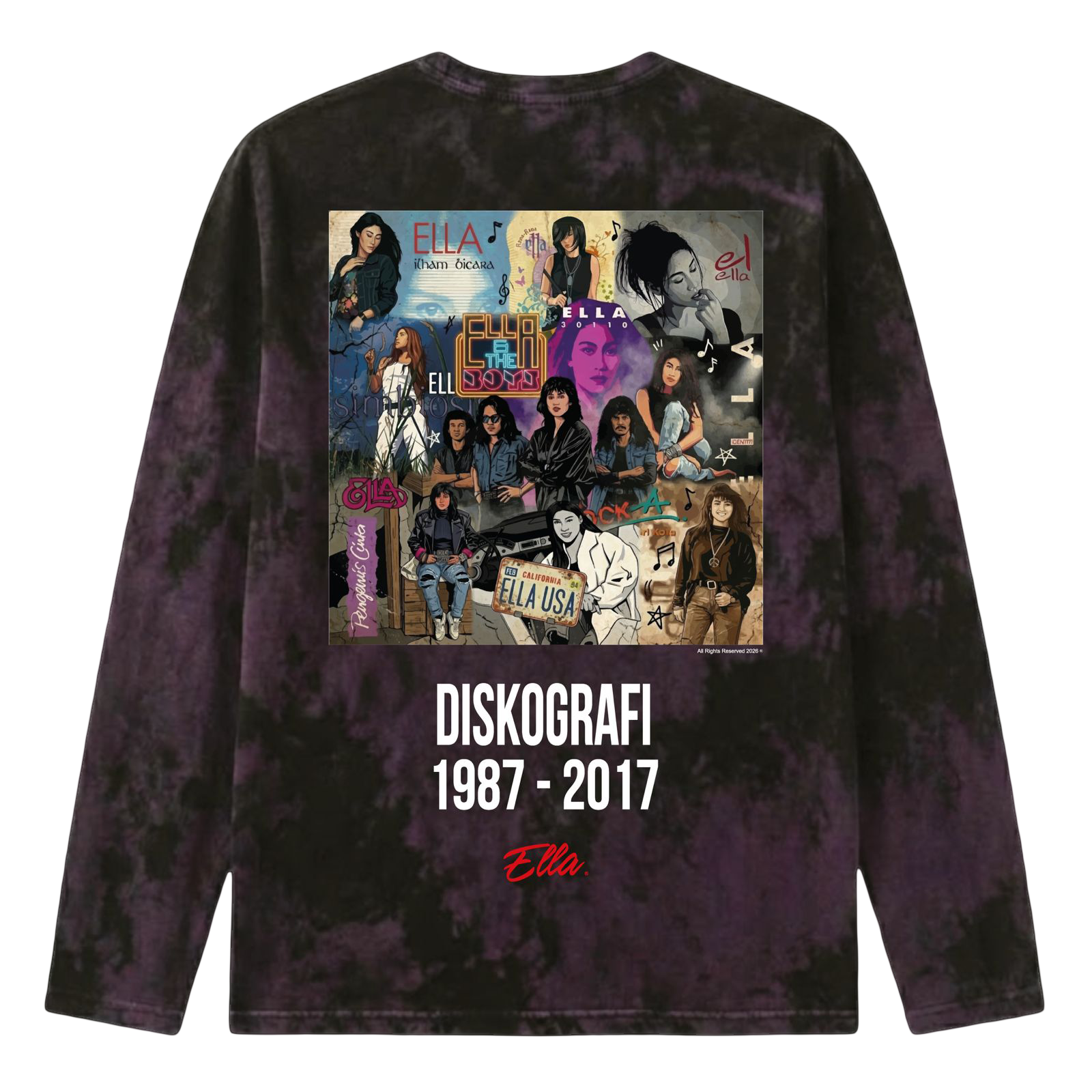 ELLA DISKOGRAFI (TSHIRT) - (short-back) DESIGN_2