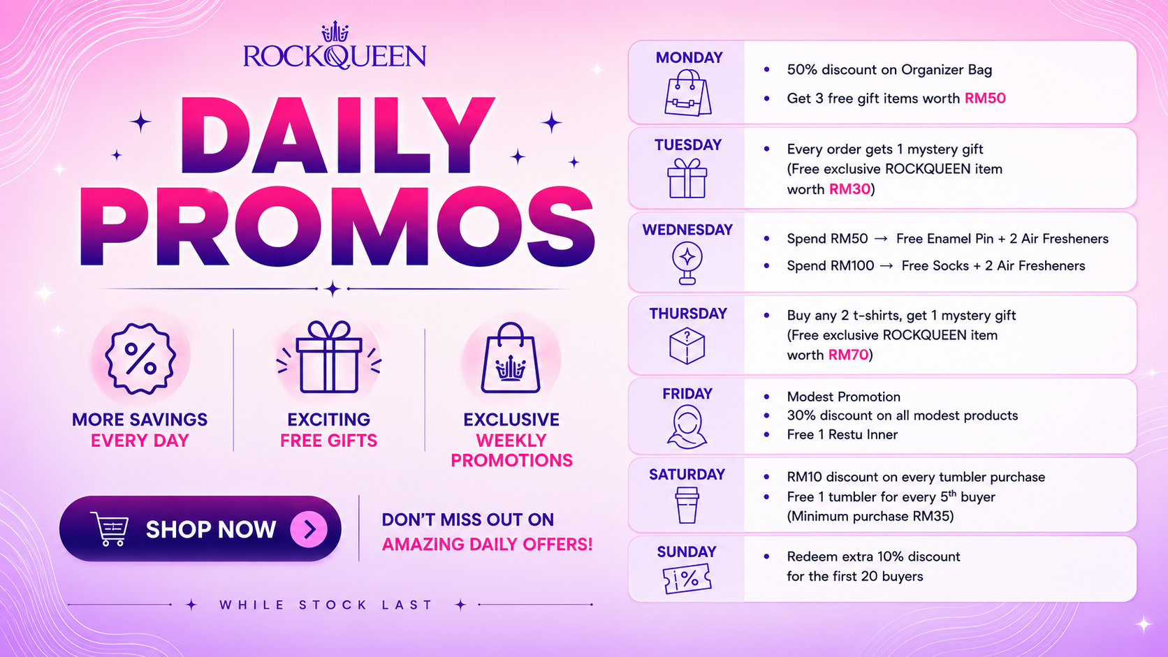 DAILY PROMO WEB BANNER