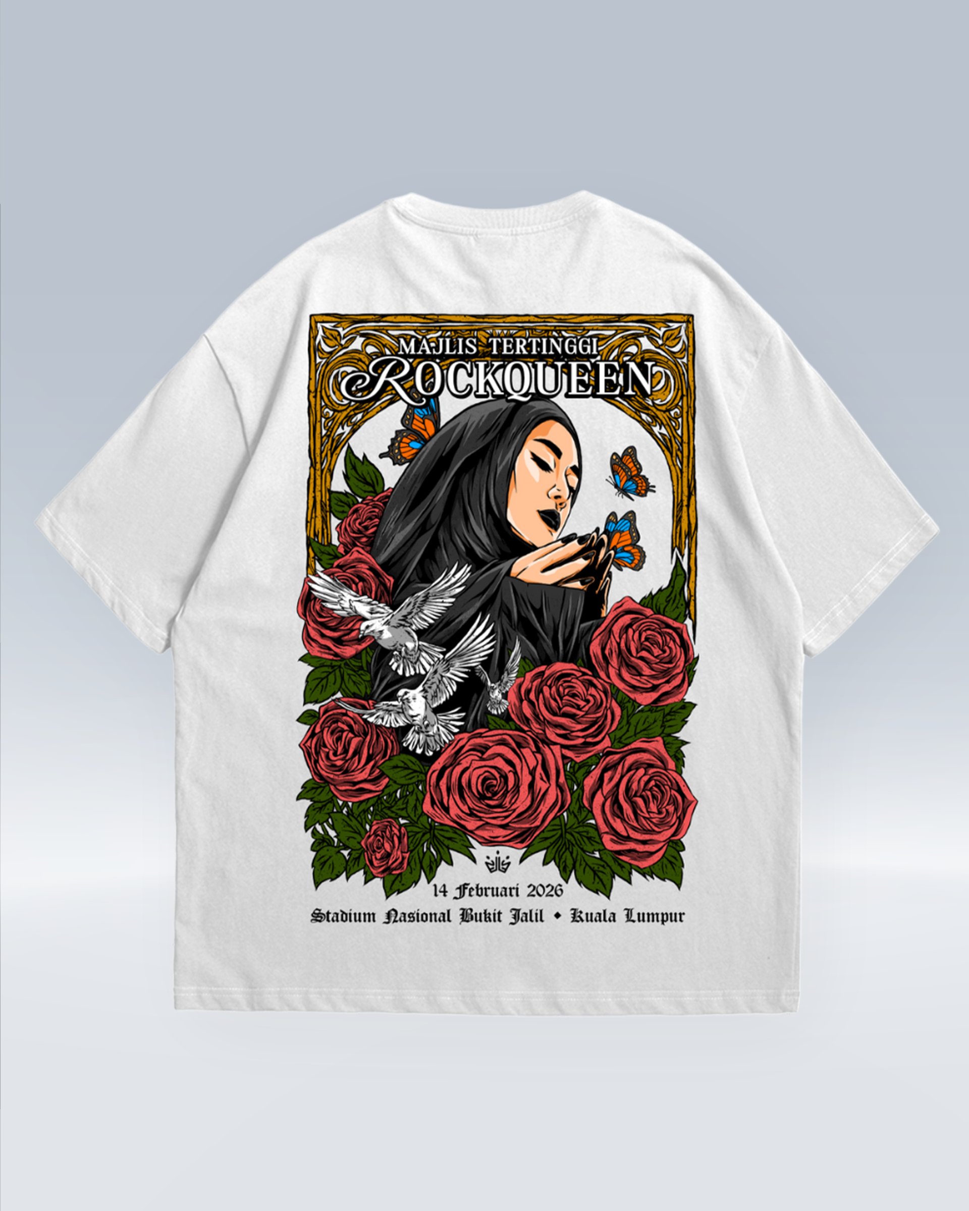 RQ TSHIRT - Oversized BOXY (WHITE)_back