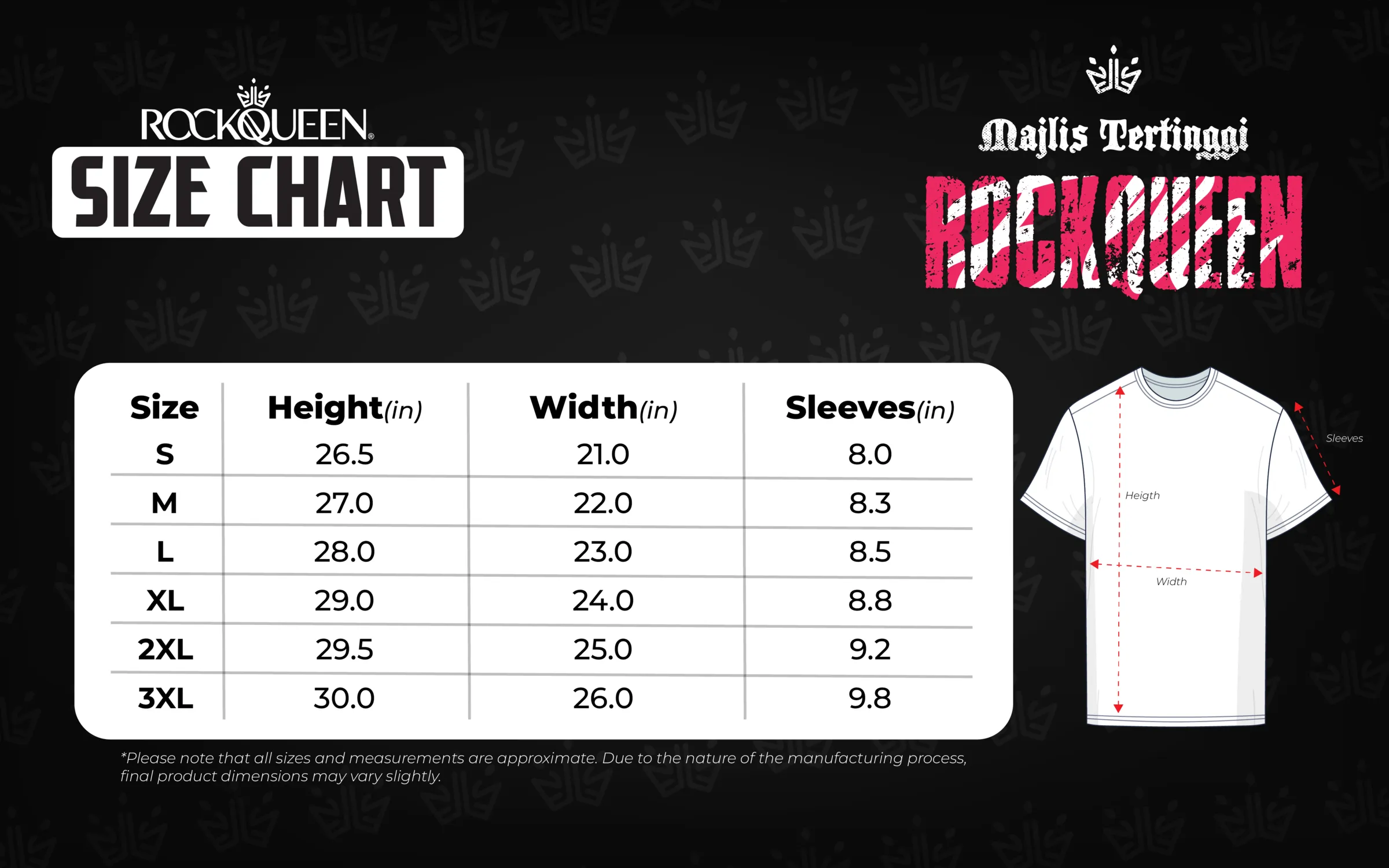 MTR TSHIRT_SIZECHART