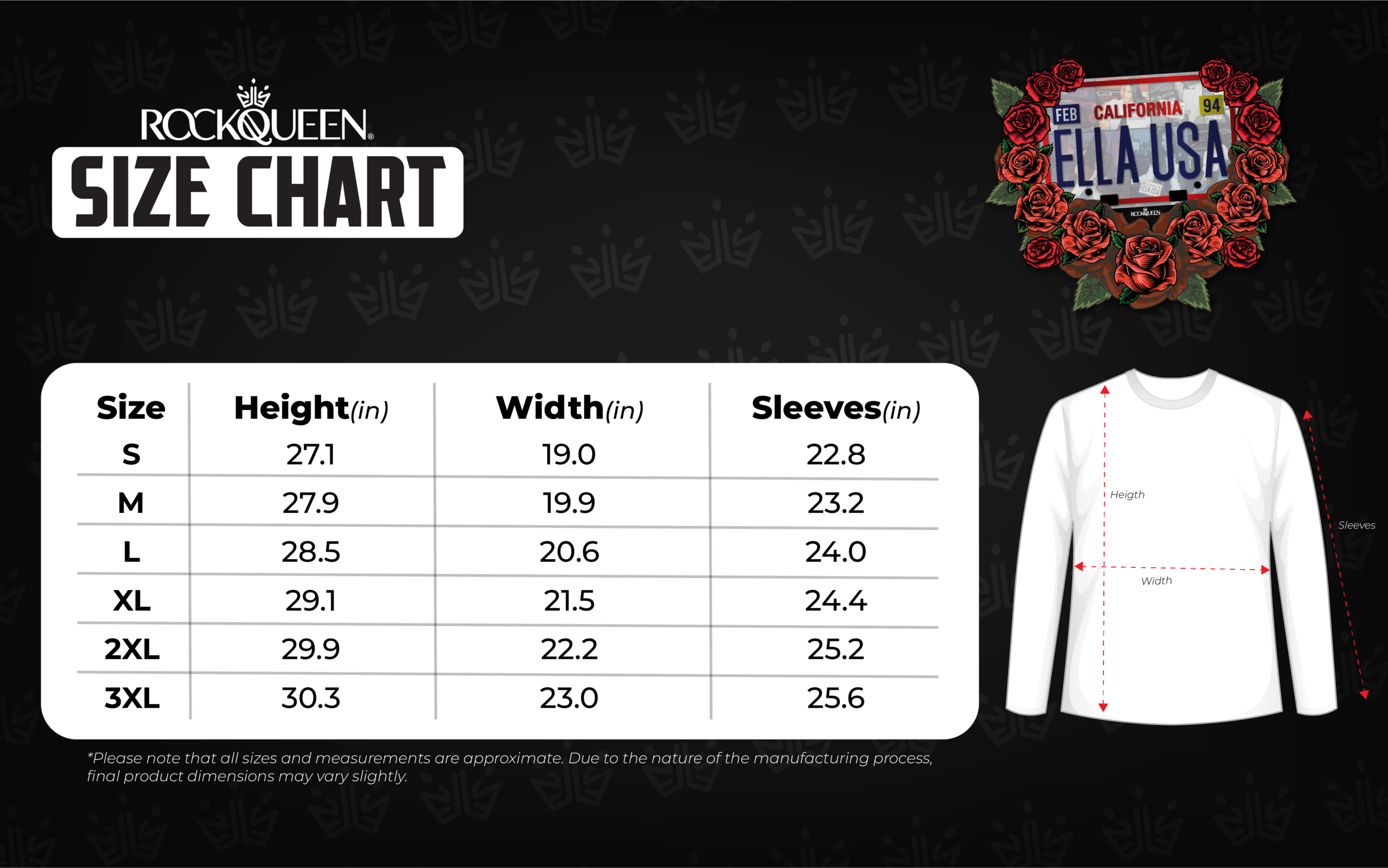 RQ ICONIC ROSE_SIZECHART_LS