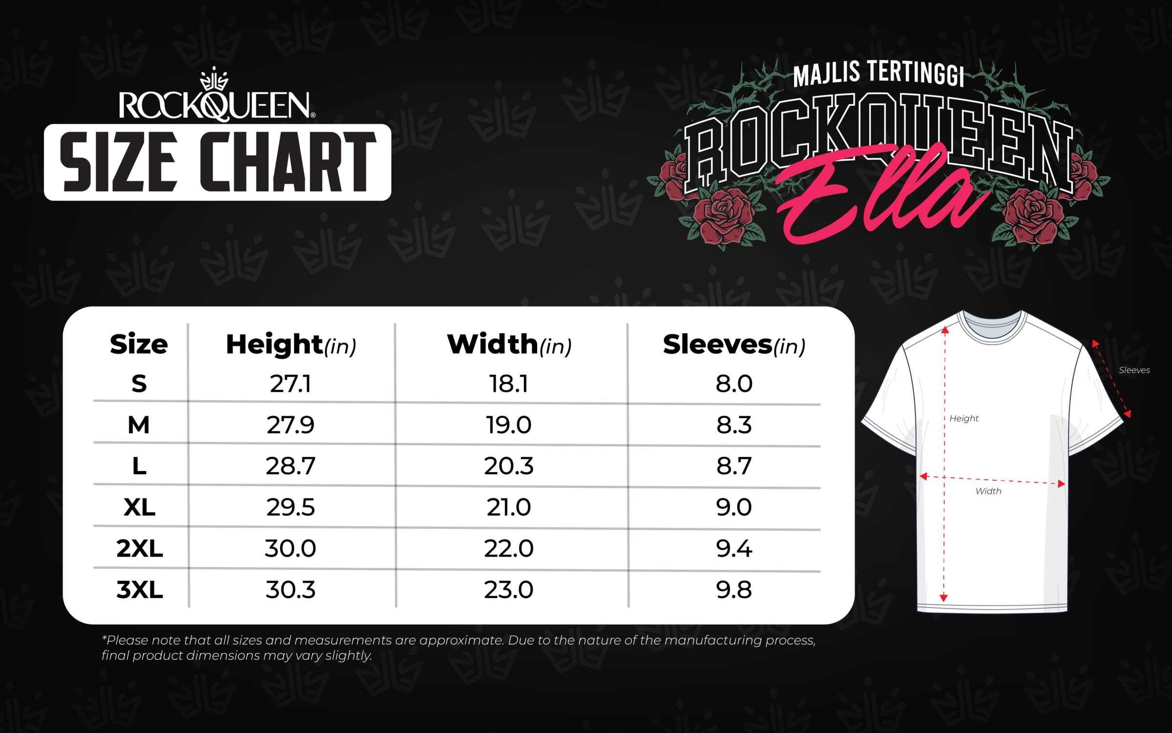 RQ MTR MENUJU SYURGA_SIZECHART