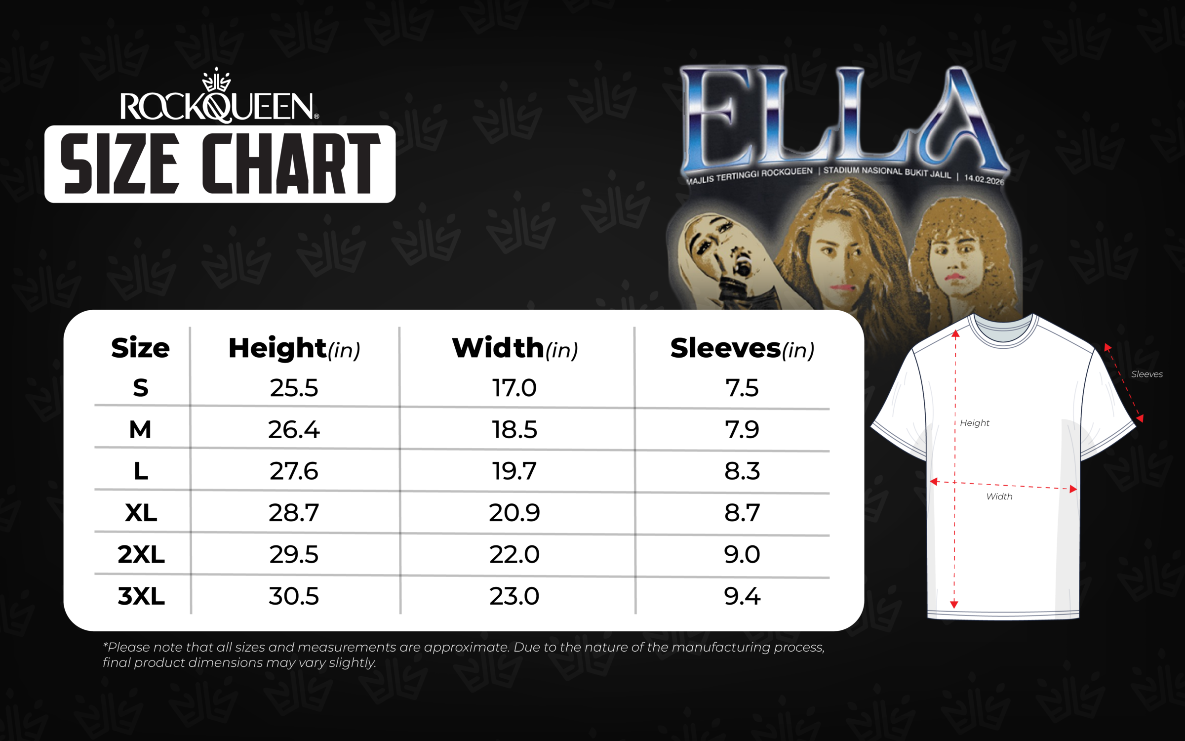 RQ ELLA RETRO TSHIRT_SIZECHART