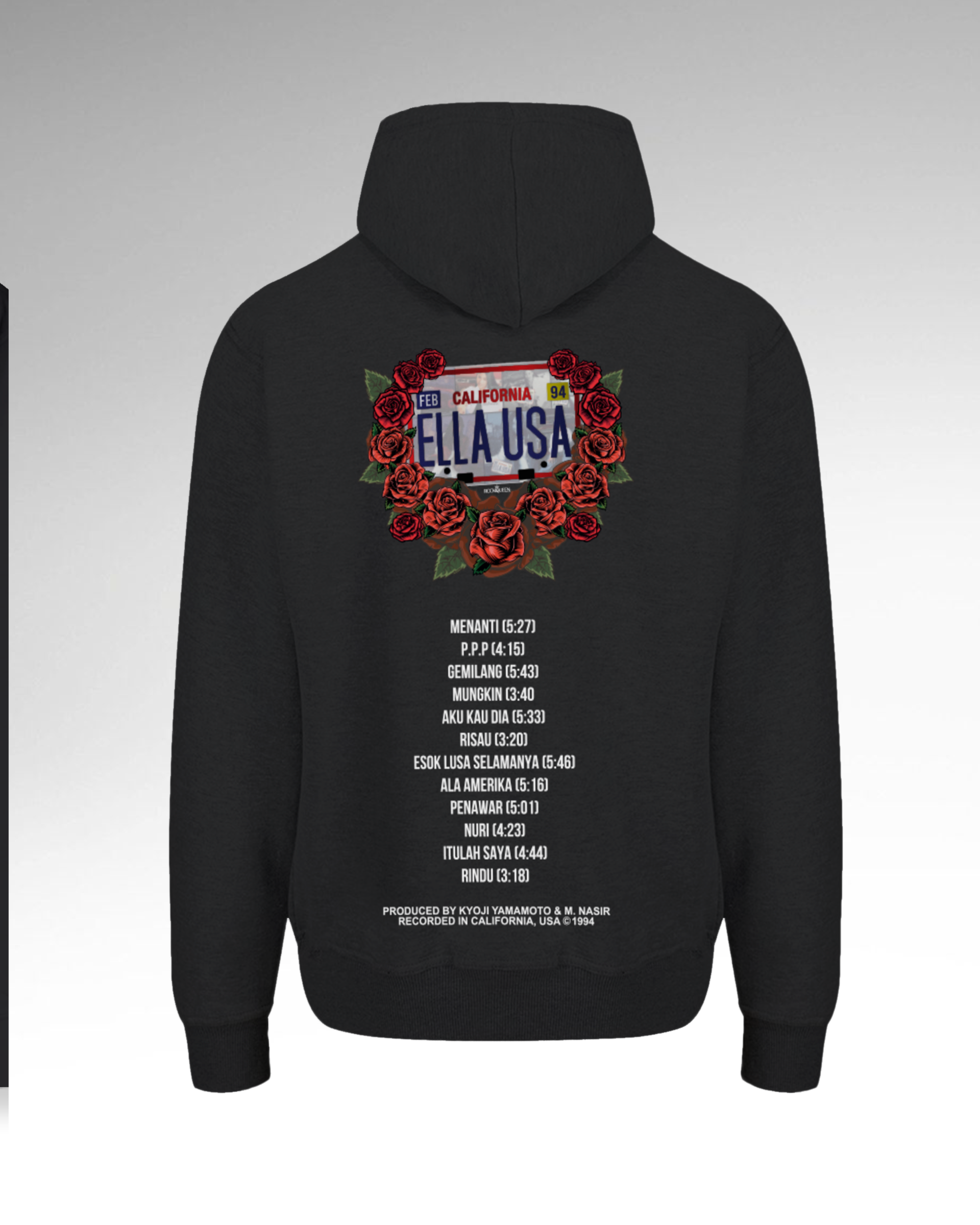 Ella USA 30YRS_Rose - Hoodie_back