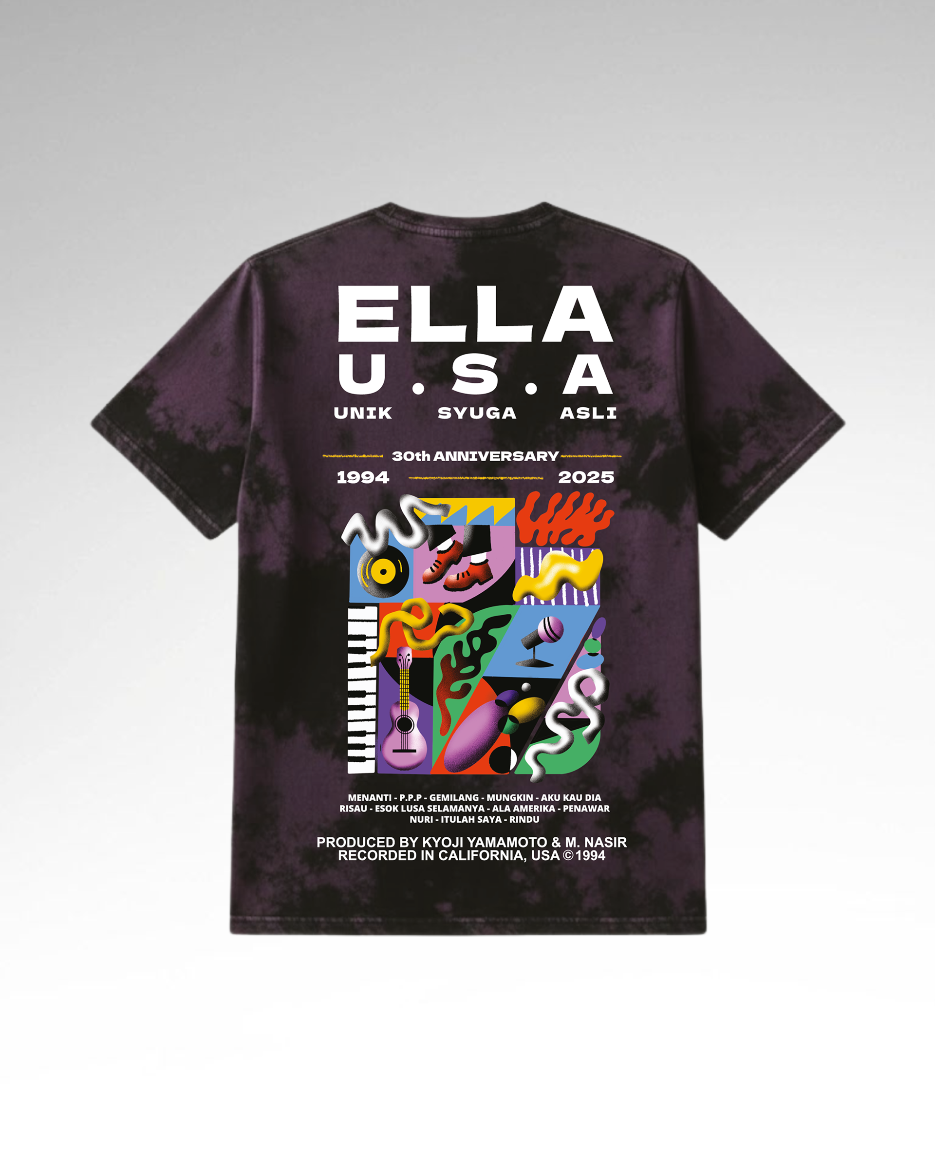 ELLA USA 30YRS (TSHIRT) - short PURPLE_2