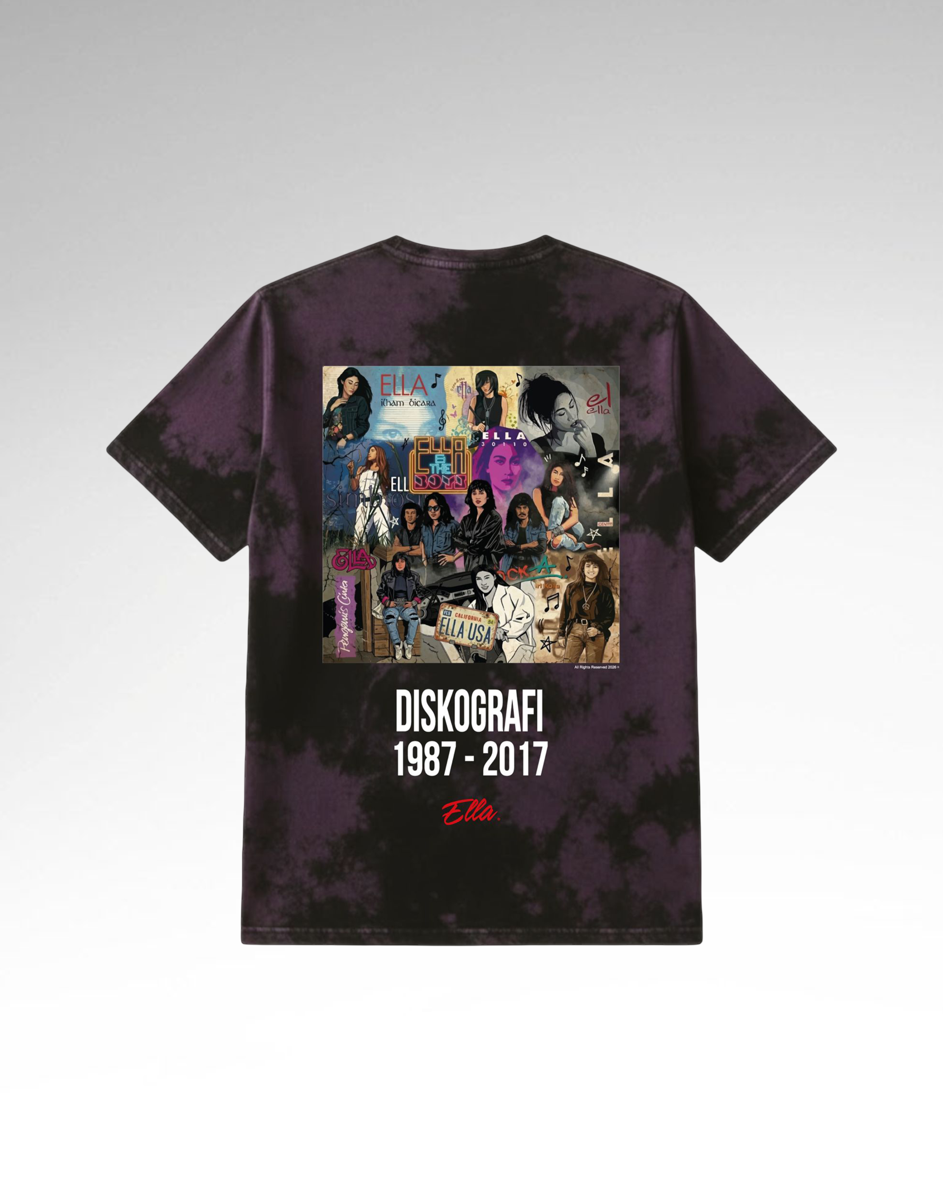 ELLA DISKOGRAFI (TSHIRT) - (short-back) DESIGN_1