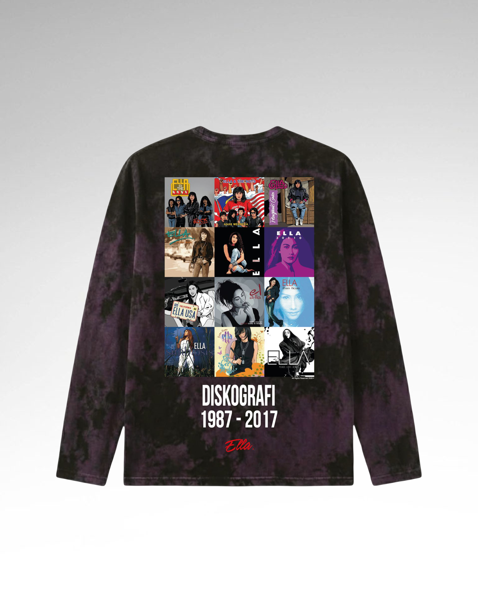 ELLA DISKOGRAFI (TSHIRT) - (long-back) DESIGN_2