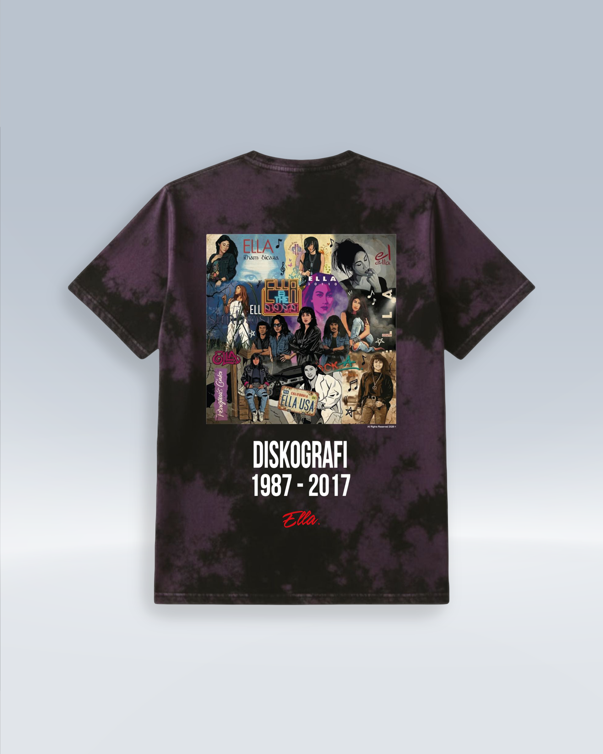 ELLA DISKOGRAFI (TSHIRT) - (short-back) DESIGN_1