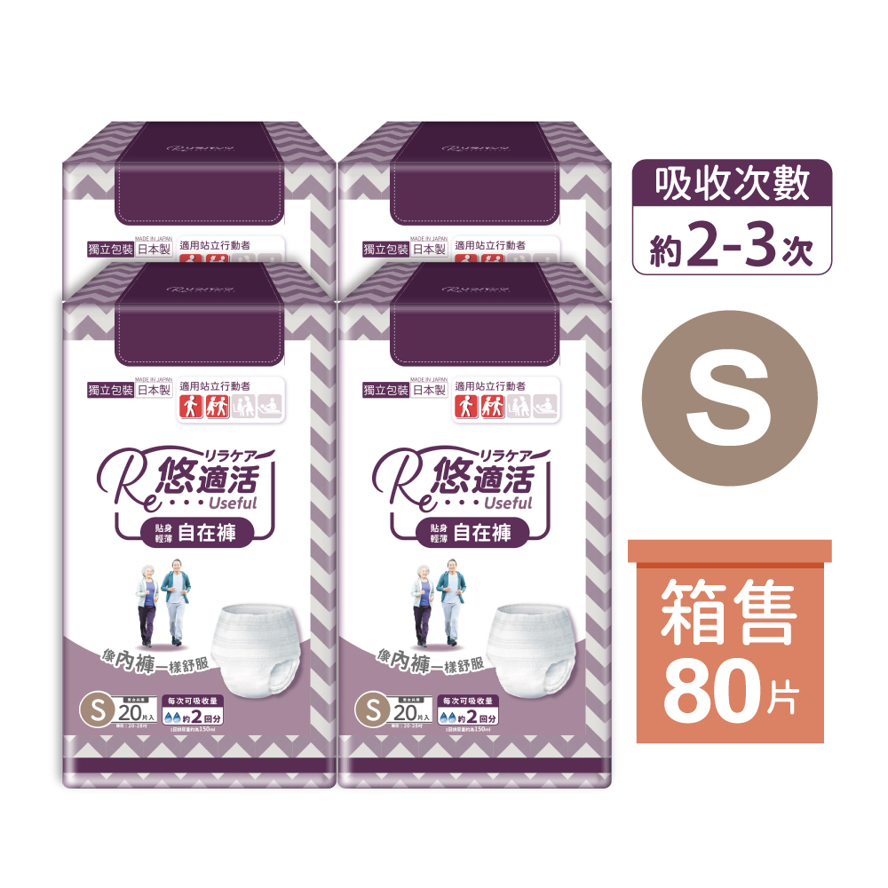 尿褲主圖-中文包裝_2回S-4包-箱首圖