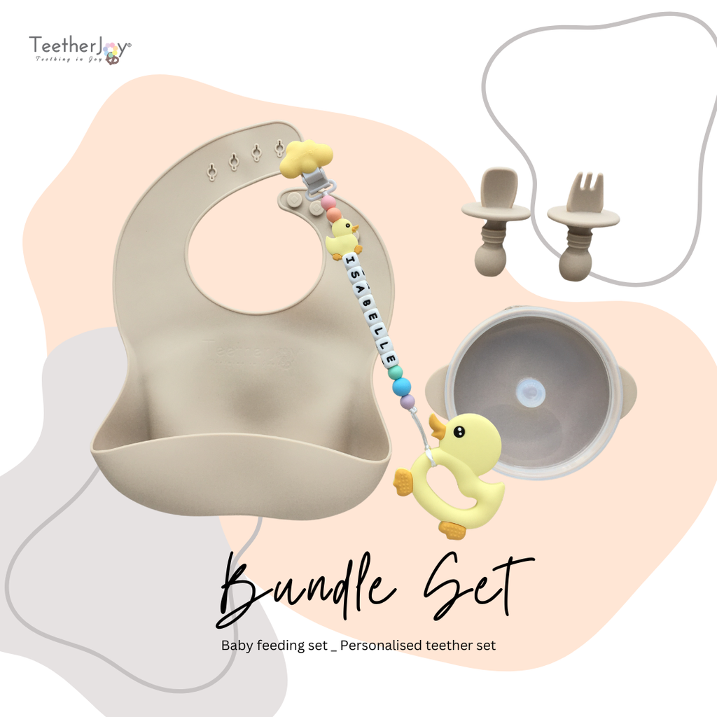 Grey Tan Organic Shapes Just Breathe Quote Instagram Post